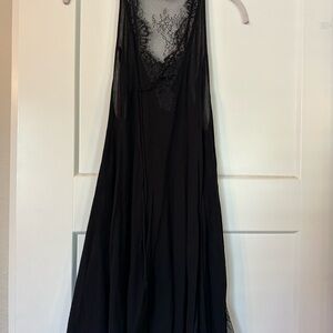 Free People Black mini dress